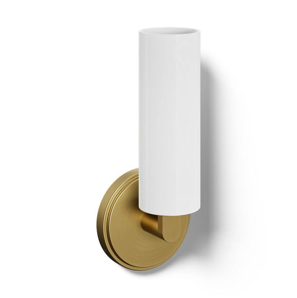 Kohler K-35872-SC01-2GL Brushed Moderne Brass Crue One-light Sconce Image 1