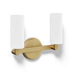Kohler K-35873-SC02-2GL Brushed Moderne Brass Crue Two-light Sconce Image 1