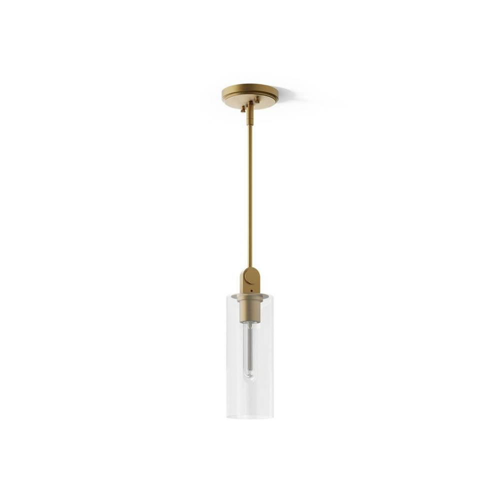 Kohler K-35876-PE01-2GL Brushed Moderne Brass Crue 4'' Pendant Image 1