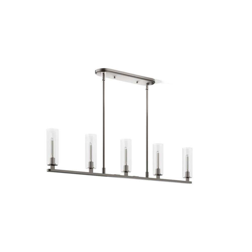 Kohler K-35877-CH05-TTL Titanium Crue 45'' Linear Chandelier Image 1