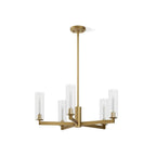 Kohler K-35878-CH05-2GL Brushed Moderne Brass Crue 26'' Chandelier Image 1