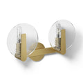 Kohler Hint 2 Light Sconce, Swirl Glass