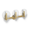Kohler Hint 3 Light Sconce, Swirl Glass