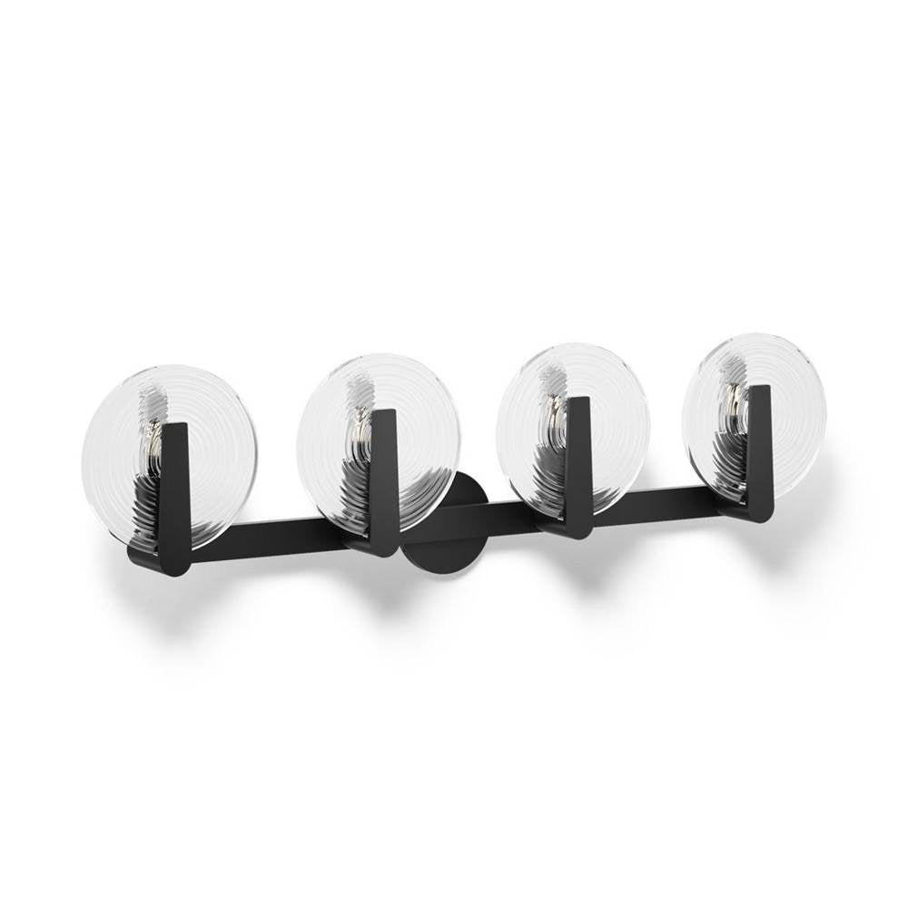 Kohler Hint 4 Light Sconce, Swirl Glass