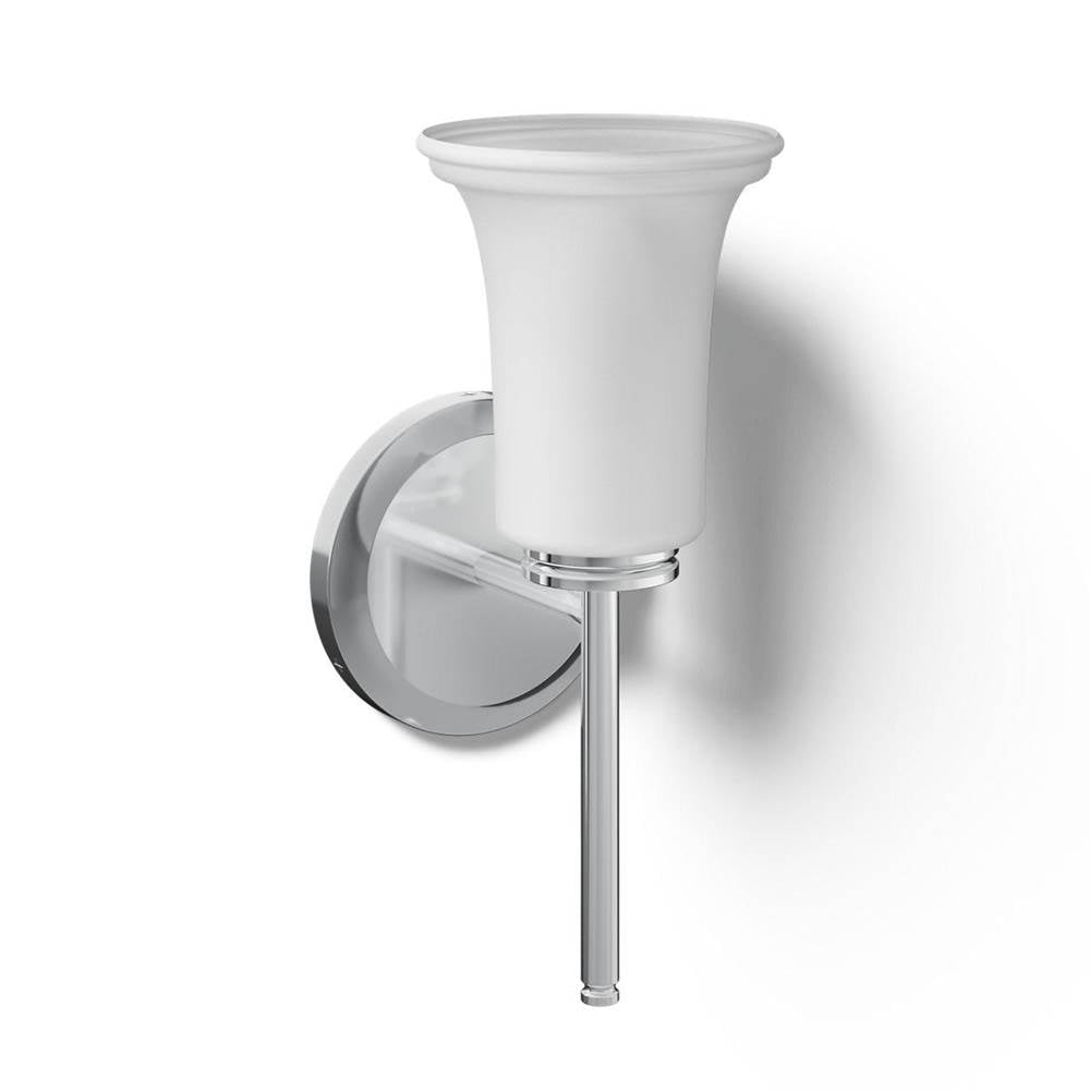 Kohler K-38404-SC01-CPL Polished Chrome Bellera Lite Frosted 1-light Sconce Image 1