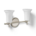 Kohler K-38405-SC02-BNL Brushed Nickel Bellera Lite Frosted 2-light Sconce Image 1