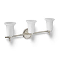 Kohler K-38406-SC03-BNL Brushed Nickel Bellera Lite Frosted 3-light Sconce Image 1