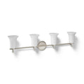 Kohler K-38407-SC04-BNL Brushed Nickel Bellera Lite Frosted 4-light Sconce Image 1