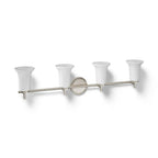 Kohler K-38407-SC04-BNL Brushed Nickel Bellera Lite Frosted 4-light Sconce Image 1