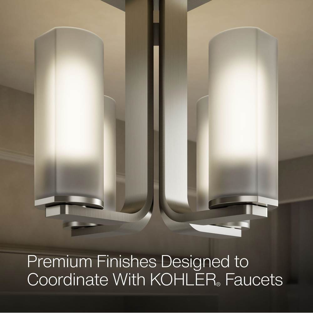 Kohler K-35116-FM04-BNL Brushed Nickel Parallel 13-5/16'' Flush-mount Image 3