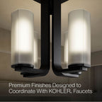 Kohler K-35116-FM04-BLL Matte Black Parallel 13-5/16'' Flush-mount Image 3