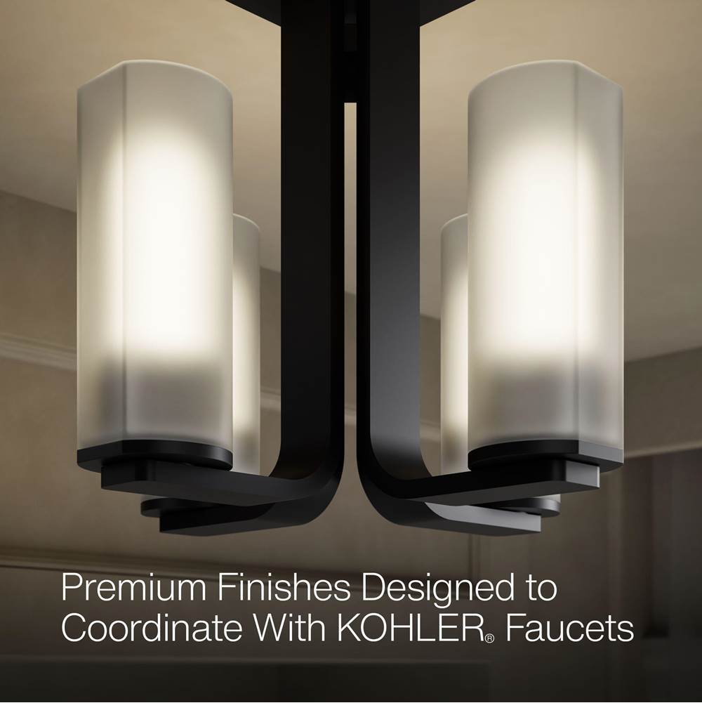 Kohler K-35116-FM04-BLL Matte Black Parallel 13-5/16'' Flush-mount Image 3