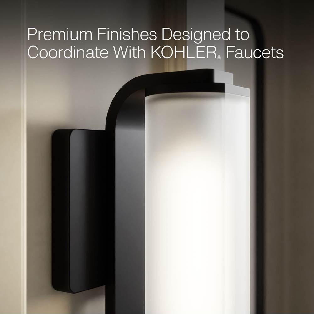 Kohler K-35113-SC01-BLL Matte Black Parallel One-light Sconce Image 4