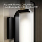 Kohler K-35113-SC01-BLL Matte Black Parallel One-light Sconce Image 4