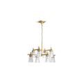 Kohler K-31759-CH08-2GL Brushed Moderne Brass Riff 35'' Chandelier Image 1