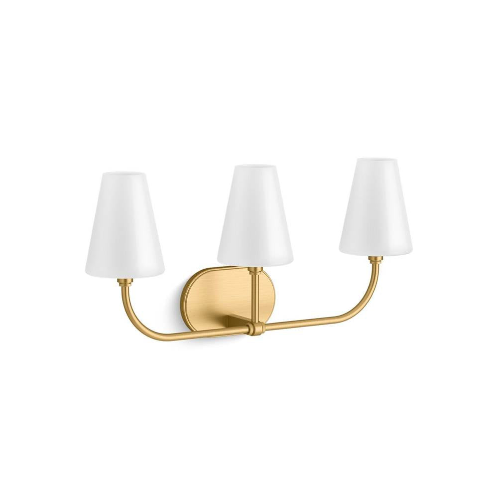 Kohler Kernen By Studio Mcgee Kernen By Studio Mcgee Three-light Sconce
