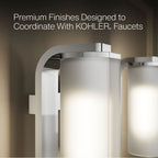 Kohler K-35114-SC02-CPL Polished Chrome Parallel Two-light Sconce Image 4