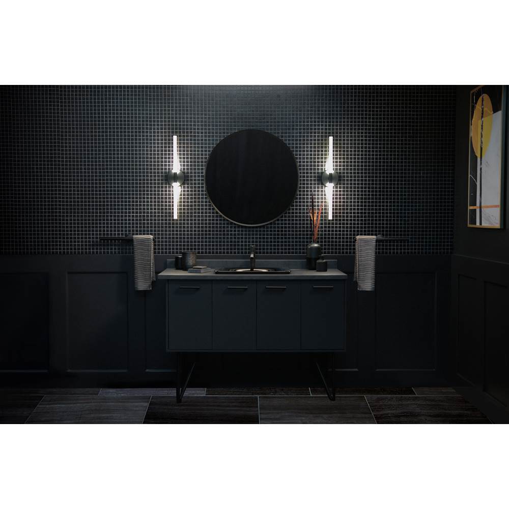 Kohler K-23464-SCLED-BNL Brushed Nickel Components Two-light Led Sconce Image 2