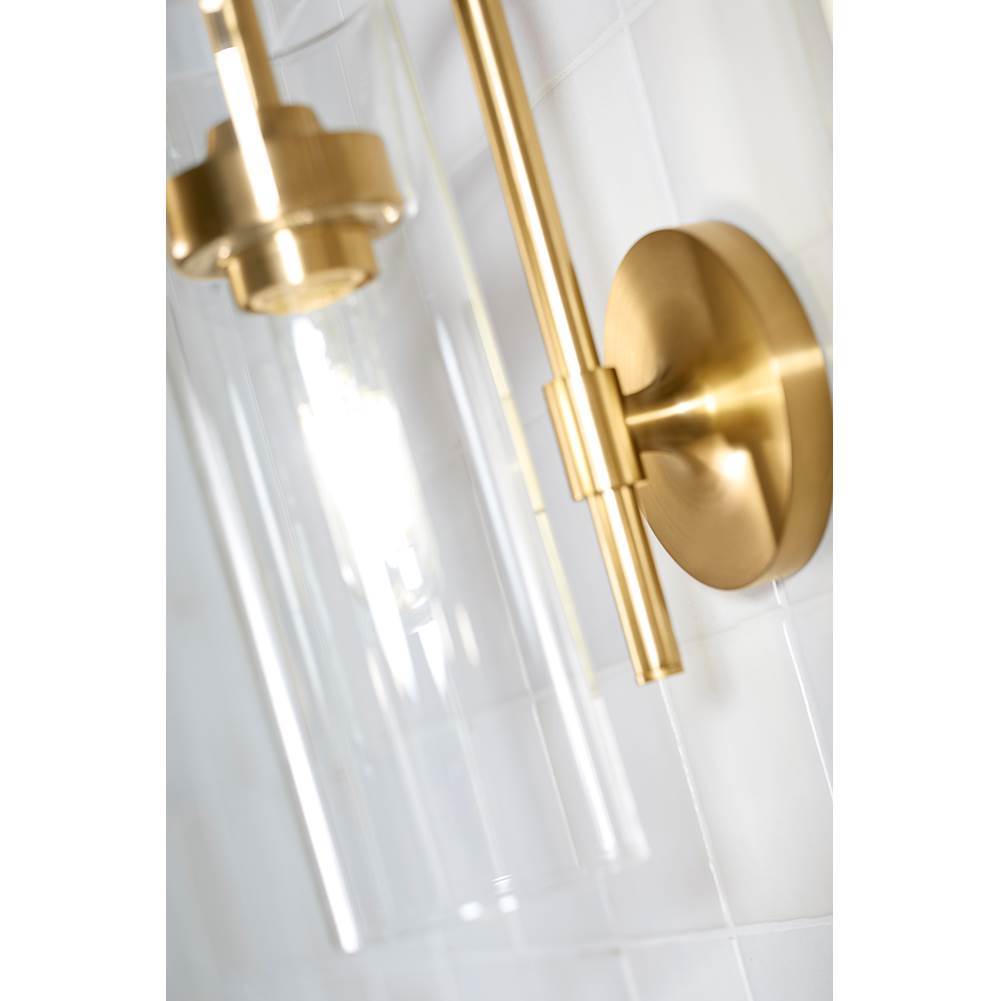 Kohler K-27262-SC01-2GL Brushed Moderne Brass Purist One-light Sconce Image 4
