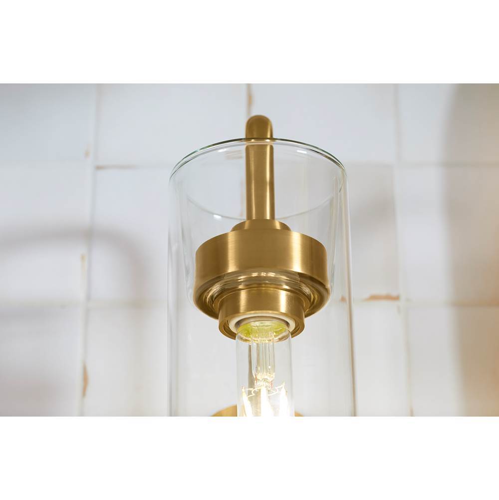 Kohler K-27262-SC01-2GL Brushed Moderne Brass Purist One-light Sconce Image 6