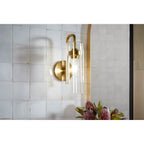 Kohler K-27262-SC01-2GL Brushed Moderne Brass Purist One-light Sconce Image 2