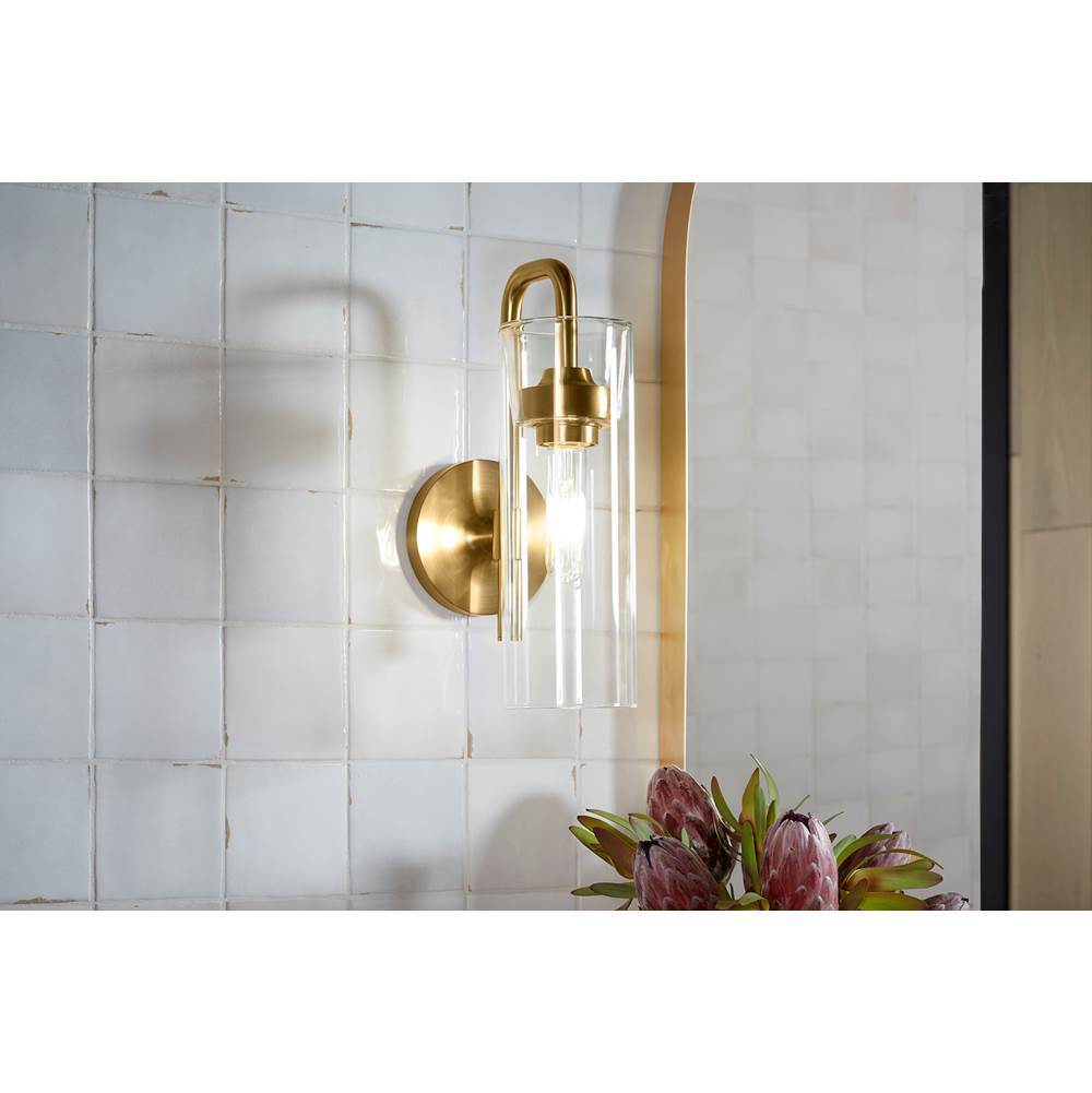 Kohler K-27262-SC01-2GL Brushed Moderne Brass Purist One-light Sconce Image 2
