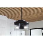 Kohler K-27266-PE04-BLL Matte Black Purist 18'' Pendant Image 2