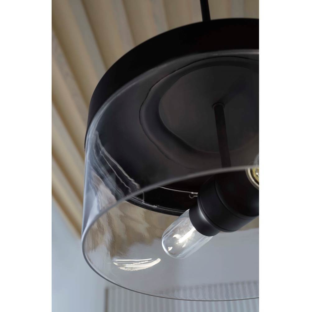 Kohler K-27266-PE04-BLL Matte Black Purist 18'' Pendant Image 6