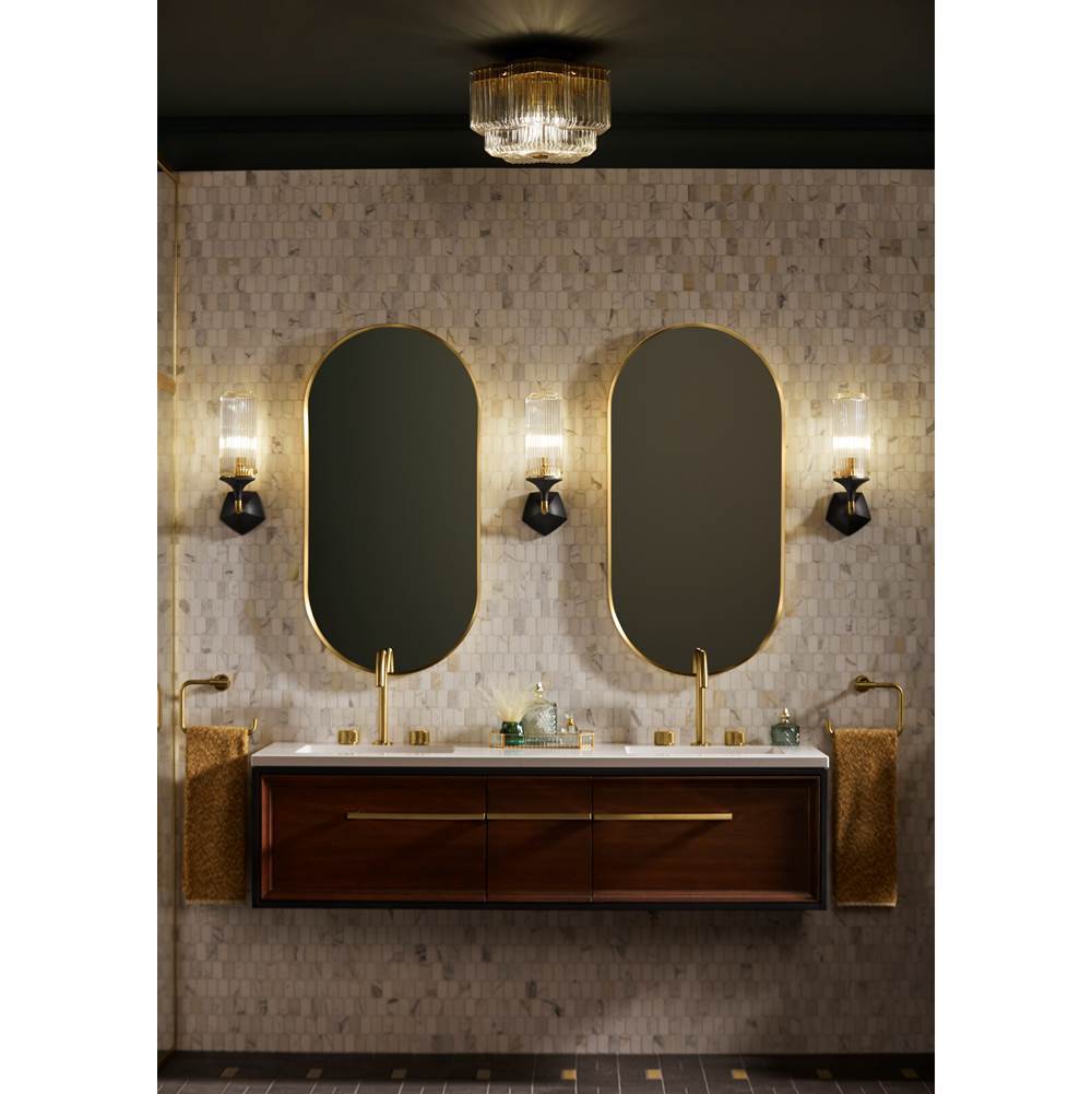 Kohler K-31780-FM03-2GL Brushed Moderne Brass Occasion 15'' Flush-mount Image 3