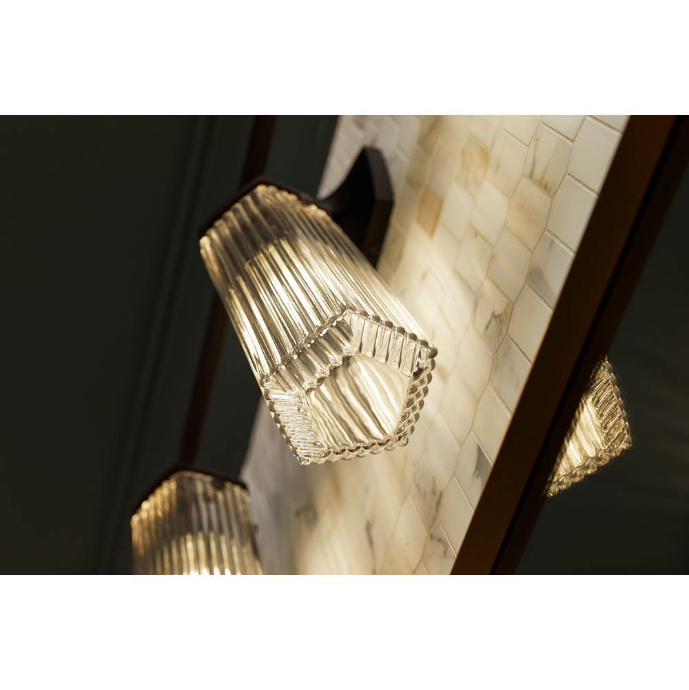 Kohler K-31778-SC03-BLL Matte Black Occasion Three-light Sconce Image 3