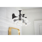 Kohler K-31770-SC03-BLL Matte Black Tone Three-light Sconce Image 3