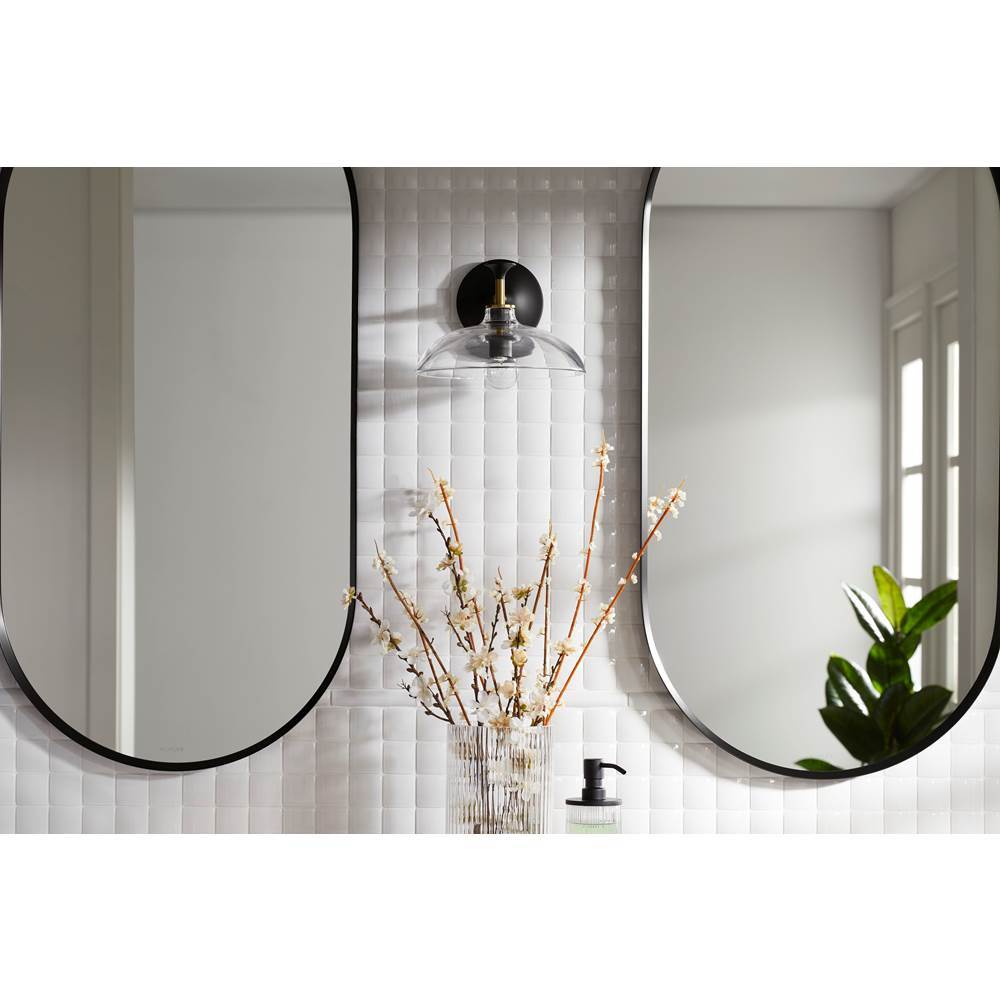 Kohler K-31772-FM01-BLL Matte Black Tone 15'' Flush-mount Image 9
