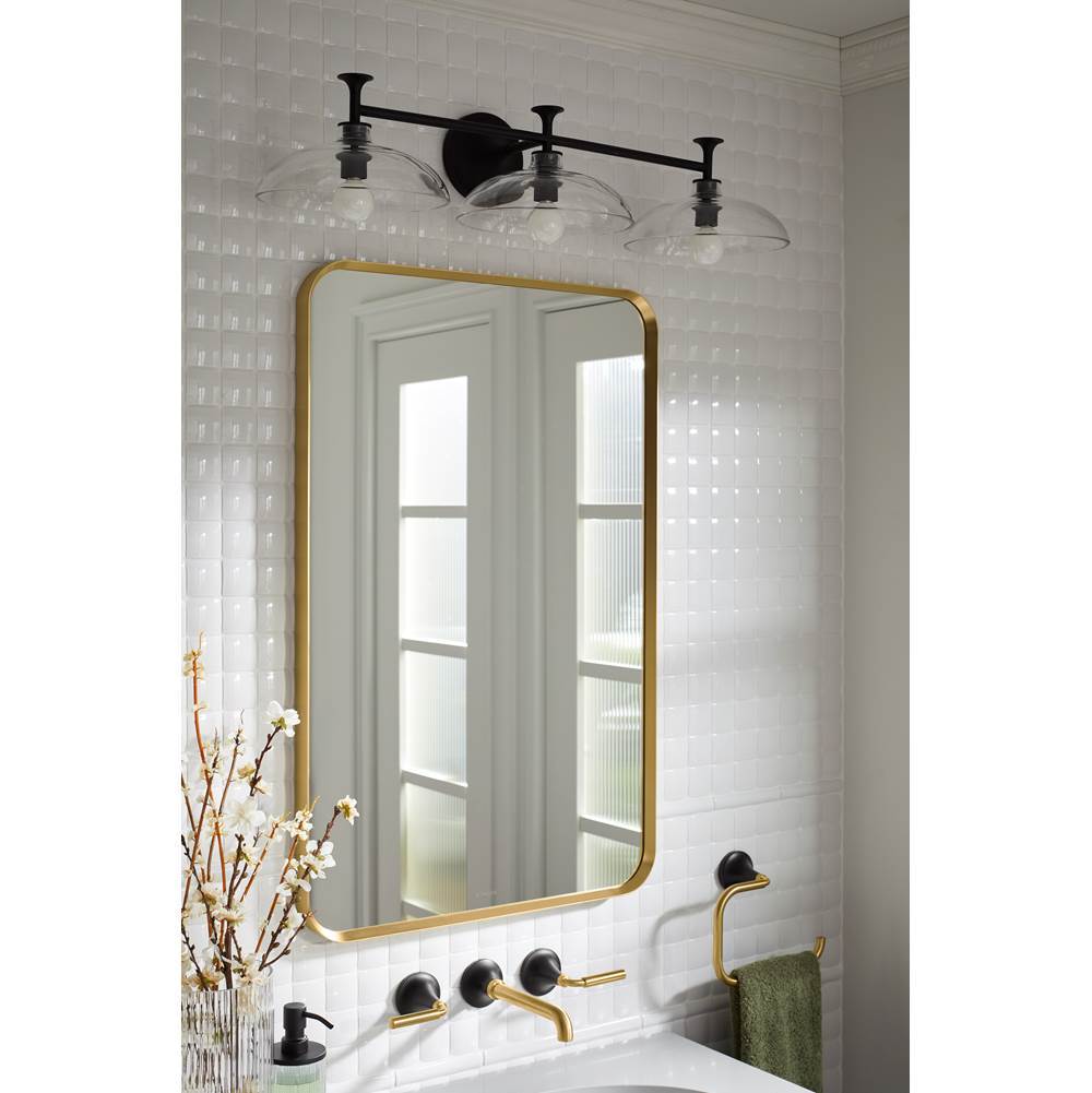 Kohler K-31770-SC03-BLL Matte Black Tone Three-light Sconce Image 4