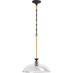 Kohler K-31771-PE01-BML Black with Brass Trim Tone 15'' Pendant Image 2