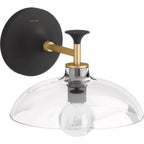 Kohler K-31768-SC01-BML Black with Brass Trim Tone One-light Sconce Image 2