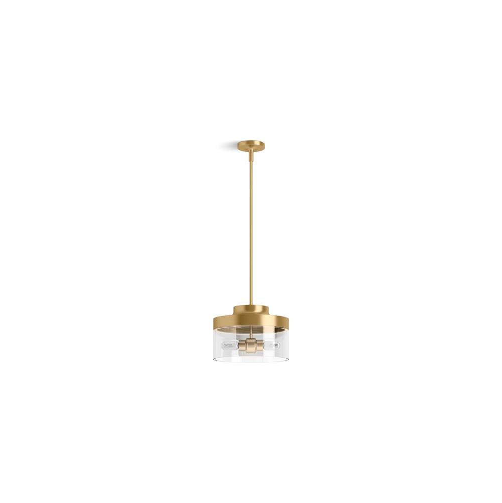 Kohler K-27265-PE02-2GL Brushed Moderne Brass Purist 12-1/2'' Pendant Image 4