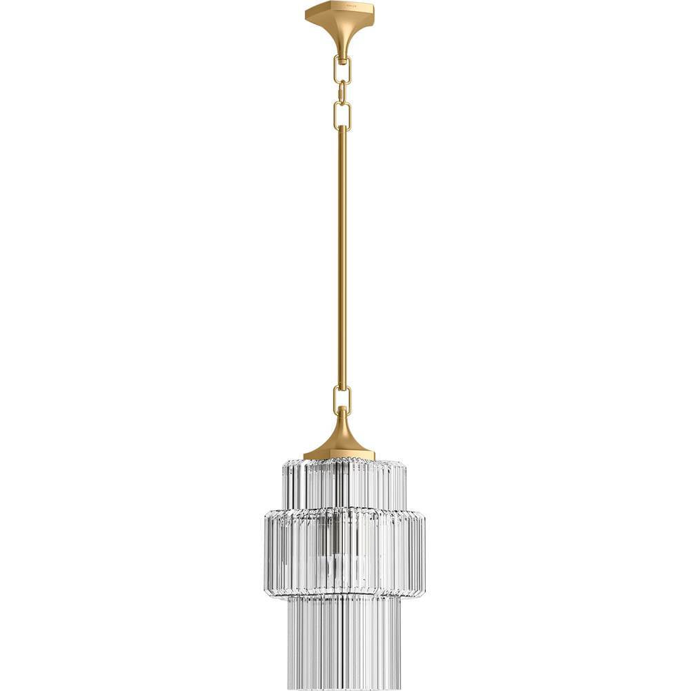 Kohler K-31781-PE03-2GL Brushed Moderne Brass Occasion 12'' Pendant Image 3
