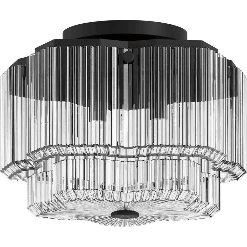 Kohler K-31780-FM03-BLL Matte Black Occasion 15'' Flush-mount Image 2