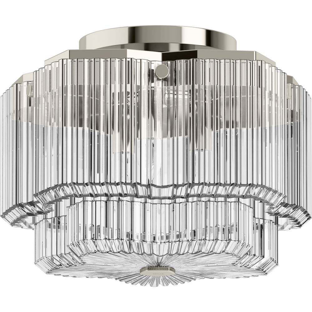 Kohler K-31780-FM03-SNL Polished Nickel Occasion 15'' Flush-mount Image 2