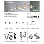 Kohler K-31770-SC03-BLL Matte Black Tone Three-light Sconce Image 8