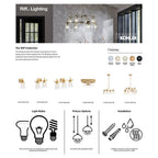 Kohler K-31755-SC01-SNL Polished Nickel Riff One-light Sconce Image 3