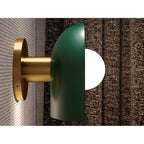 Kohler K-31782-SC01-6GL Jade w/Brushed Moderne Brass Accents Jabot One-light Sconce Image 5