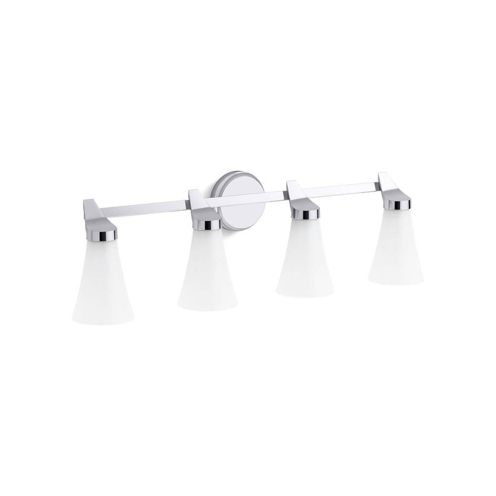 Kohler K-26849-SC04-CPL Polished Chrome Simplice 4-light Sconce Image 2