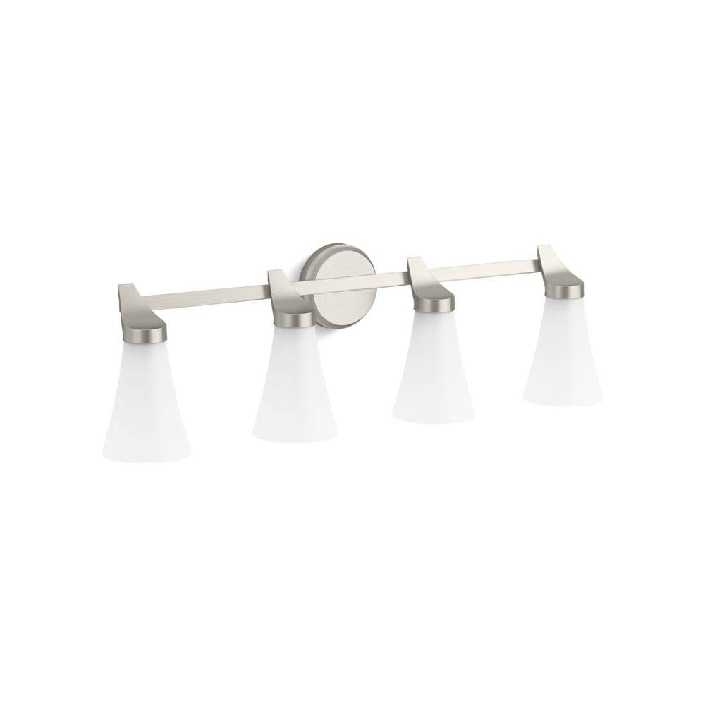 Kohler K-26849-SC04-BNL Brushed Nickel Simplice 4-light Sconce Image 2