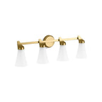 Kohler K-26849-SC04-2GL Brushed Modern Brass Simplice 4-light Sconce Image 2