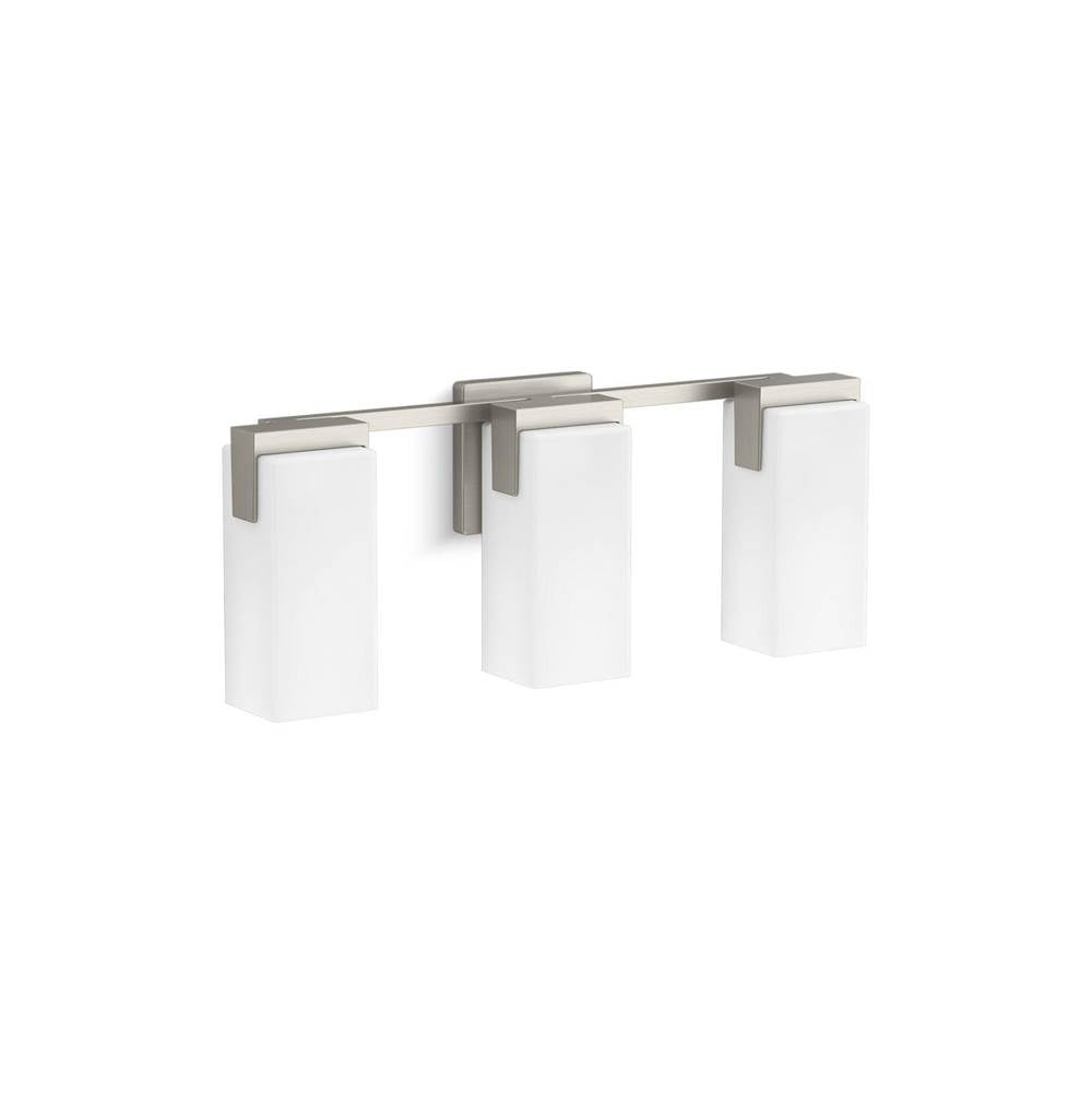 Kohler K-31494-SC03-BNL Brushed Nickel Honesty Three-light Sconce Image 2