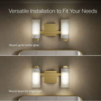 Kohler K-35114-SC02-2GL Brushed Moderne Brass Parallel Two-light Sconce Image 3