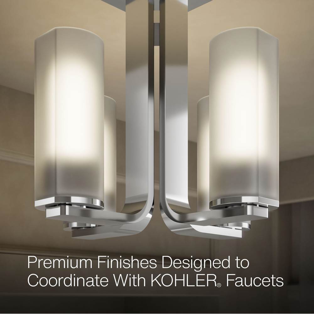Kohler K-35116-FM04-CPL Polished Chrome Parallel 13-5/16'' Flush-mount Image 3