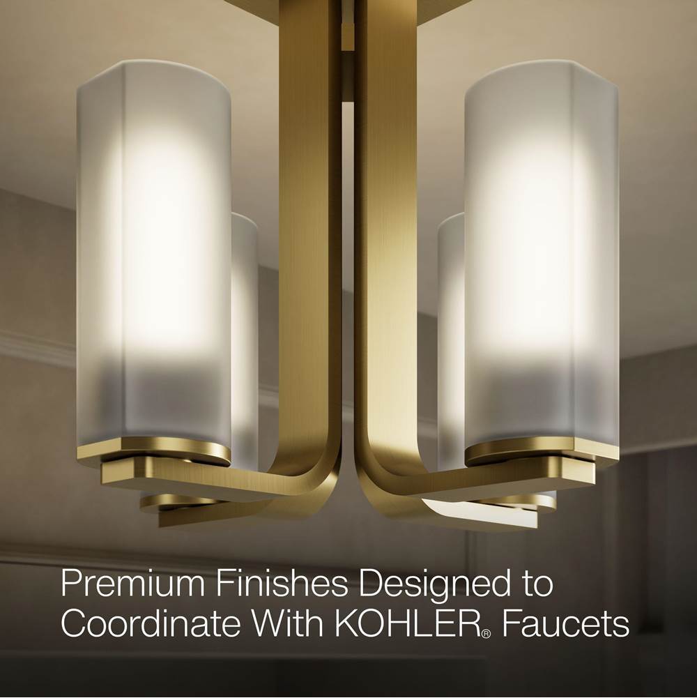 Kohler K-35116-FM04-2GL Brushed Moderne Brass Parallel 13-5/16'' Flush-mount Image 3