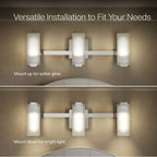 Kohler K-35115-SC03-CPL Polished Chrome Parallel Three-light Sconce Image 3